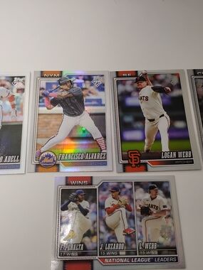 Topps Baseball Cards - Francisco Alvarez & Logan Webb - Multi Color